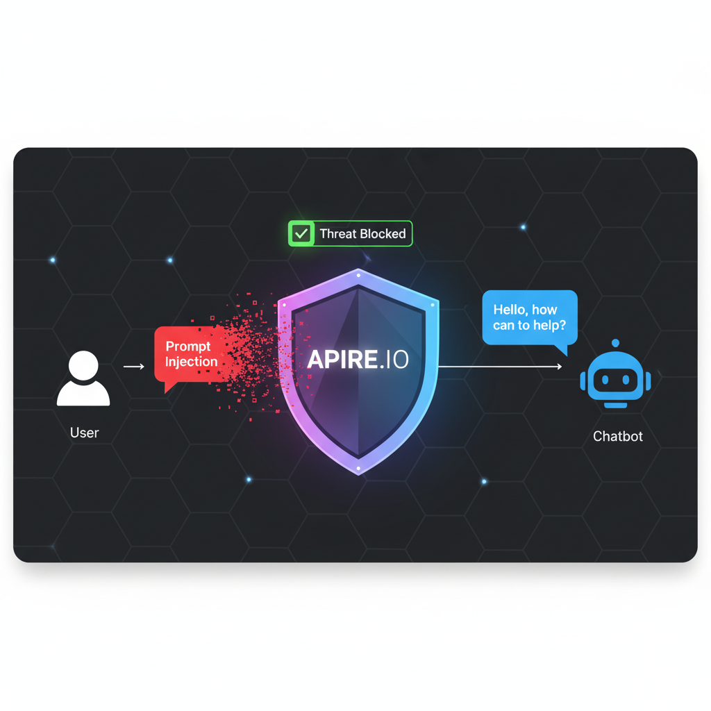 APIRE chat protection dashboard for compliance teams